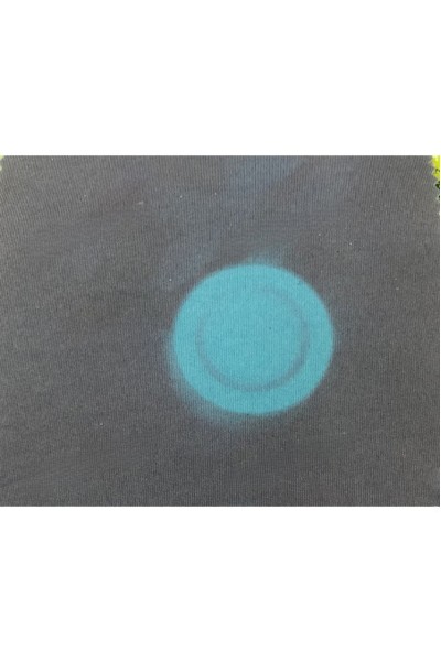 WJ-SZWQ Temperature-sensitive knitted fabric; Thermochromic fabric; Temperature-responsive elastic knitted fabric; Light-sensitive color-changing fabric; T-shirt fabric with touch-activated color change; 100% polyester; Color-changing temperature: 28-31°C side view